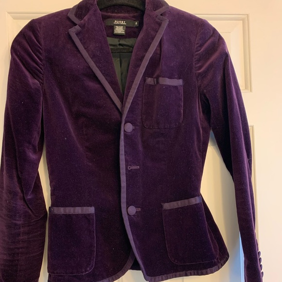 ralph lauren velvet blazer